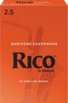 Rico by D'Addario RLA1025 Baritone Sax Reeds, Strength 2.5, 10-pack