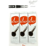 Vandoren JCR0125-3 Bb Clarinet JUNO Reeds; Strength #2.5; 3 Card