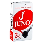Vandoren JCR0135 Bb Clarinet JUNO Reeds; Strength #3.5; Box of 10