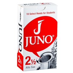 Vandoren JSR6125 Alto Sax JUNO Reeds; Strength #2.5; Box of 10