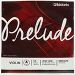 Prelude by D'addario J812 1/4M Violin Single A String, 1/4 Scale, Medium Tension