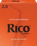 Rico RJA1020 Alto Sax Reeds, Strength 2, 10-pack