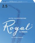 Royal by Daddario  Royal by D'Addario RJB1025 Alto Sax Reeds, Strength 2.5, 10-pack