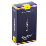 Vandoren CR113 Eb Clarinet Traditional Reeds Strength #3; Box of 10