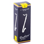 Vandoren CR123 Bass Clarinet Traditional Reeds Strength #3; Box of 5