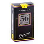 Vandoren CR503 Bb Clarinet 56 Rue Lepic Reeds Strength #3; Box of 10