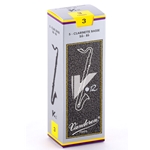 Vandoren CR623 Bass Clarinet V.12 Reeds Strength #3; Box of 5