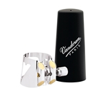 Vandoren LC01P Optimum Ligature and Plastic Cap for Bb Clarinet; Silver-Plated