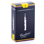 Vandoren SR202 Soprano Sax Traditional Reeds Strength #2; Box of 10
