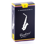 Vandoren SR212 Alto Sax Traditional Reeds Strength #2; Box of 10