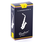 Vandoren SR213 Alto Sax Traditional Reeds Strength #3; Box of 10