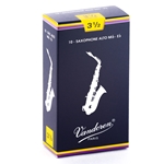 Vandoren SR2135 Alto Sax Traditional Reeds Strength #3.5; Box of 10