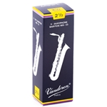 Vandoren SR2425 Bari Sax Traditional Reeds Strength #2.5; Box of 5