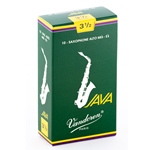 Vandoren SR2635 Alto Sax Java Reeds Strength #3.5; Box of 10