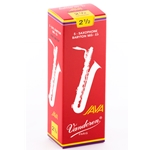 Vandoren SR3425R Bari Sax Java Red Reeds Strength #2.5; Box of 5