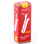 Vandoren SR342R Bari Sax Java Red Reeds Strength #2; Box of 5