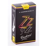 Vandoren SR4135 Alto Sax ZZ Reeds Strength #3.5; Box of 10