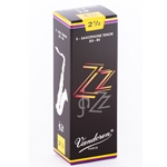 Vandoren SR4225 Tenor Sax ZZ Reeds Strength #2.5; Box of 5