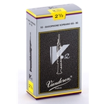 Vandoren SR6025 Soprano Sax V.12 Reeds Strength #2.5; Box of 10