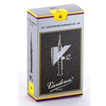 Vandoren SR604 Soprano Sax V.12 Reeds Strength #4; Box of 10