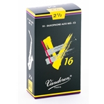 Vandoren SR7025 Alto Sax V16 Reeds Strength #2.5; Box of 10