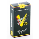 Vandoren SR712 Soprano Sax V16 Reeds Strength #2; Box of 10