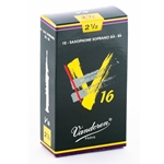 Vandoren SR7125 Soprano Sax V16 Reeds Strength #2.5; Box of 10