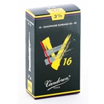 Vandoren SR7135 Soprano Sax V16 Reeds Strength #3.5; Box of 10