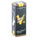 Vandoren SR722 Tenor Sax V16 Reeds Strength #2; Box of 5