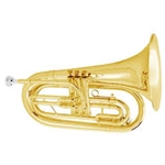 King 1127 Ultimate Marching Baritone, Large Shank, Lacquer Finish, HD Stackable Case, King KEU Mouthpiece