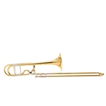 Bach 42BOF Stradivarius Professional Tenor Trombone, Yellow Brass Bell, Lacquer Finish, Woodshell Case, Bach Large Shank 6 1/2A Mouthpiece