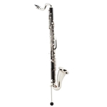 Leblanc L60 Bb Bass Clarinet to Low Eb with Resotone Body, Nickel Finish, Wood Case, Leblanc Hard Rubber Mouthpiece