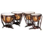 Ludwig LKP504PG Set of 4 (23" Timpani - 32" Timpani) Polished Copper Bowls