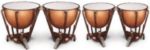 Ludwig LKS404FG Set of 4 (23" Timpani - 32" Timpani) Fiberglass Bowls