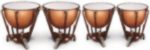 Ludwig LKS404PG Set of 4 (23" Timpani - 32" Timpani) Polished Copper Bowls