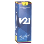 Vandoren CR824 Bass Clarinet V21 Reeds Strength #4; Box of 5