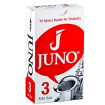 Vandoren JSR613 Alto Sax JUNO Reeds; Strength #3; Box of 10