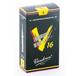 Vandoren SR713 Soprano Sax V16 Reeds Strength #3; Box of 10
