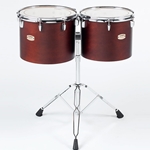 Yamaha CTS-34 Intermediate Single Head concert toms; set of 2 (13", 14"); Darkwood Stain Finish; with WS-865A stand