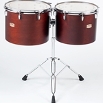 Yamaha CTS-56 Intermediate Single Head concert toms; set of 2 (15", 16"); Darkwood Stain Finish; with WS-865A stand