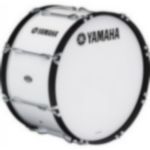 Yamaha MB-6322WR Power-Lite marching bass drum; 22" x 13"; White; with heads