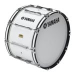 Yamaha MB-8320WR 8300 Series Field-Corps marching bass drum; 20" x 14"; White Forest; with heads