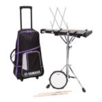 Yamaha SBK-350 Student Bell Kit with attached rolling cart (1 box) with drum pad