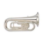 Yamaha YEP-201MS Marching Euphonium, Silver plated