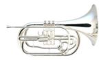 Yamaha YHR-302MS Marching French Horn, silver-plated