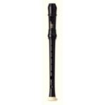 Yamaha YRN-302B Sopranino Recorder; key of F; Baroque fingering; double holes: F-F#; G-G#; two-piece construction