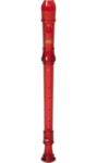 CR101R-1 Canto 1-piece Soprano Recorder (red)