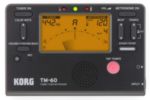 Korg TM60BK COMBO TUNER & METRONOME, BLACK