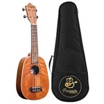 Amahi PGUKMPN , Penguin Ukulele, Mahogany with white binding, Pineapple