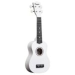 Amahi PGUKWH Penguin Tropical Series Soprano Ukulele, Cloud White